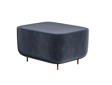 HOFF - Upholstered rectangular fabric pouf by Petite Friture - view 2